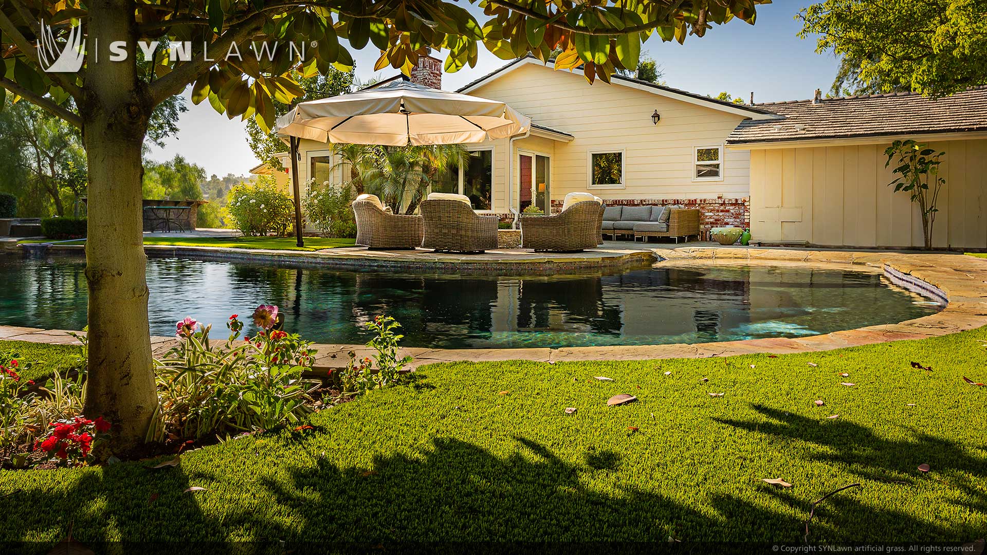 SYNLawn Des Moines IA artificial grass for residential celebrity backyards