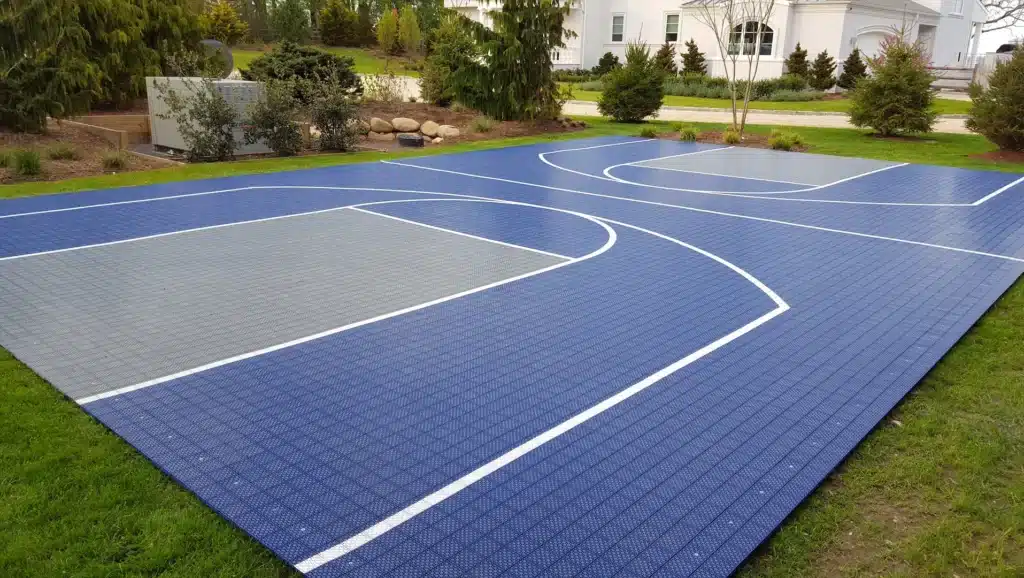 athletic turf court